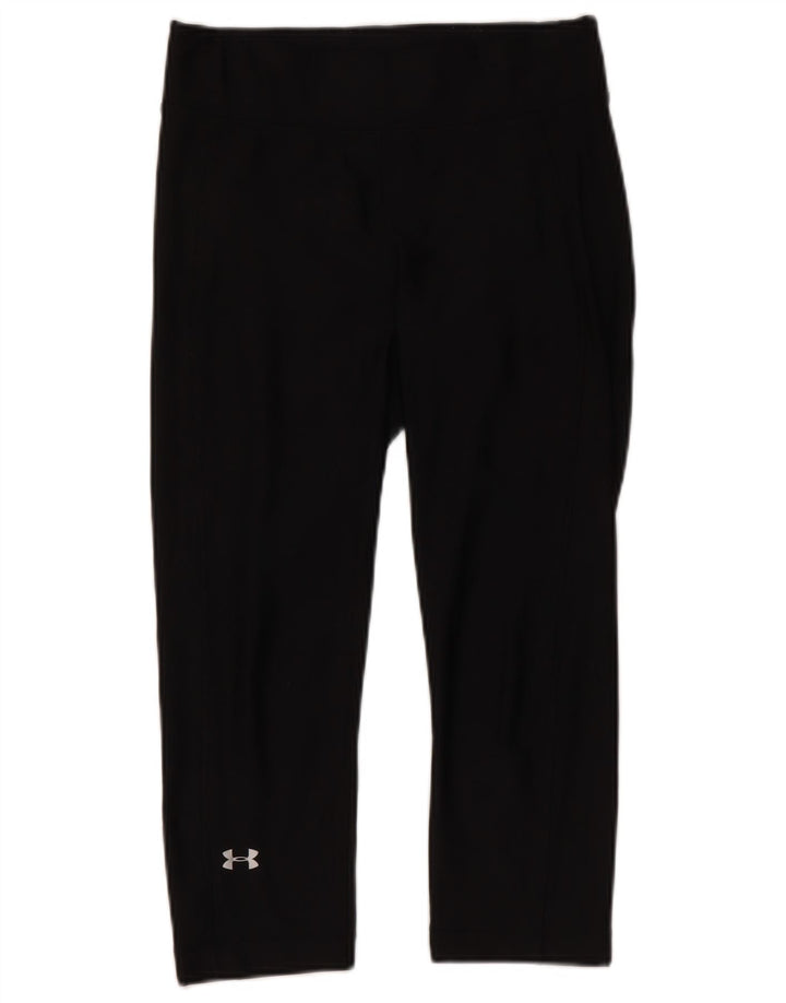 Under Armour Legging Capri de Compression pour Femme UK 10 Petit Noir