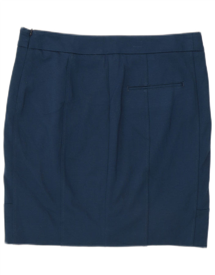Calvin Klein Mini jupe femme US 4 Small W28 bleu viscose