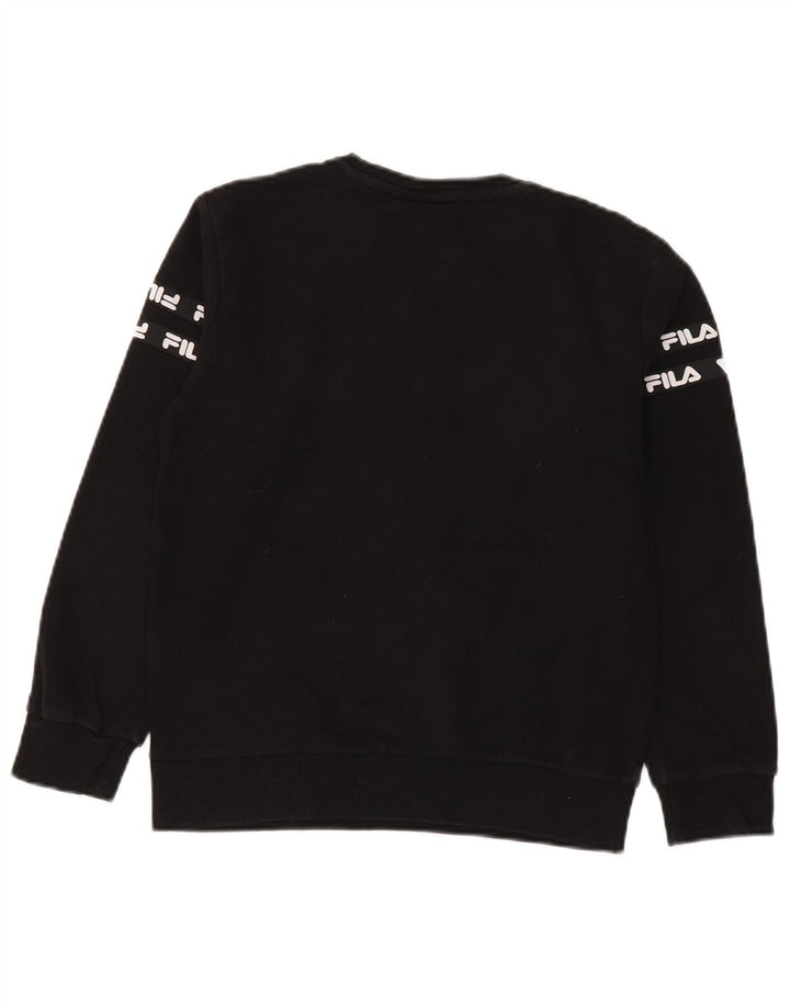 Fila Sweat-shirt graphique garçon 11-12 ans Noir Coton