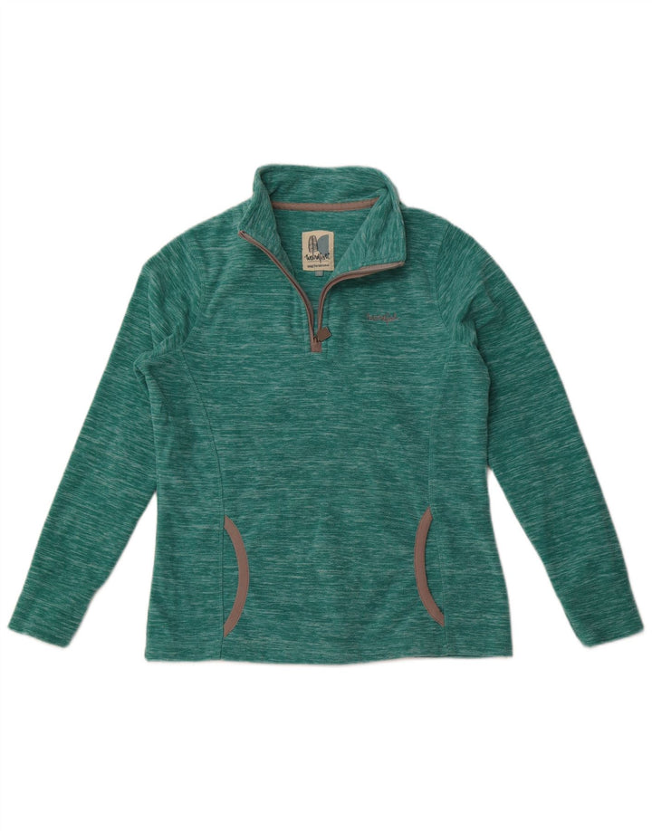 Weird Fish Pull polaire surdimensionné pour femme UK 10 Petit Vert Polyester