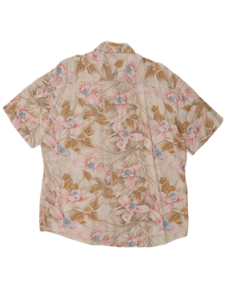Hunter Chemise à manches courtes pour homme XL Multicolore Floral