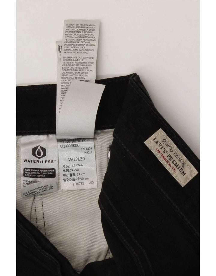 Levi's Jean Skinny Homme W29 L30 Noir Coton