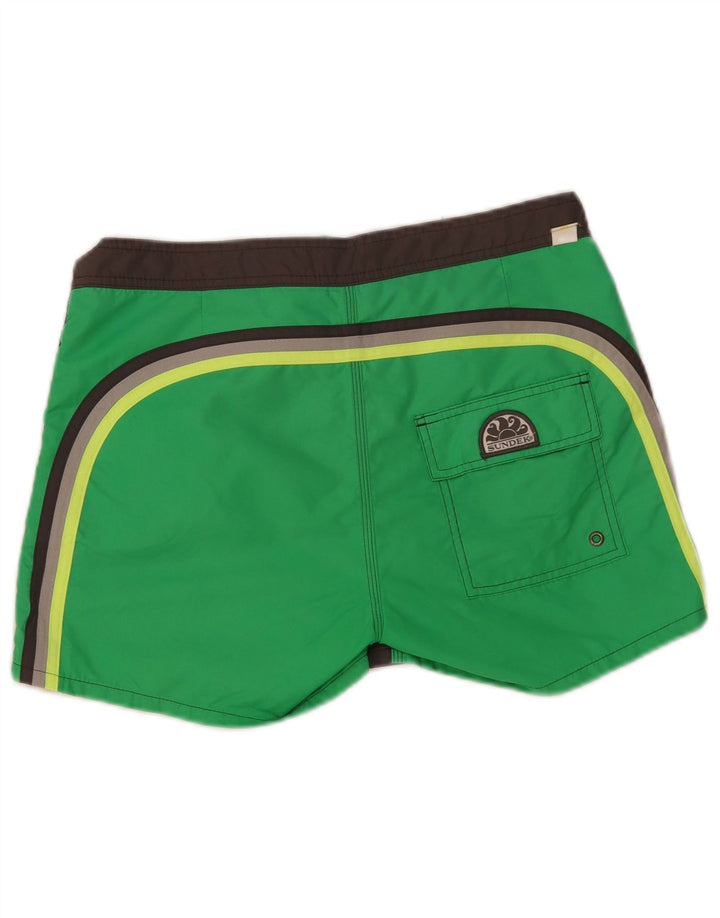 Sundek Short de bain homme gris moyen colour block polyester