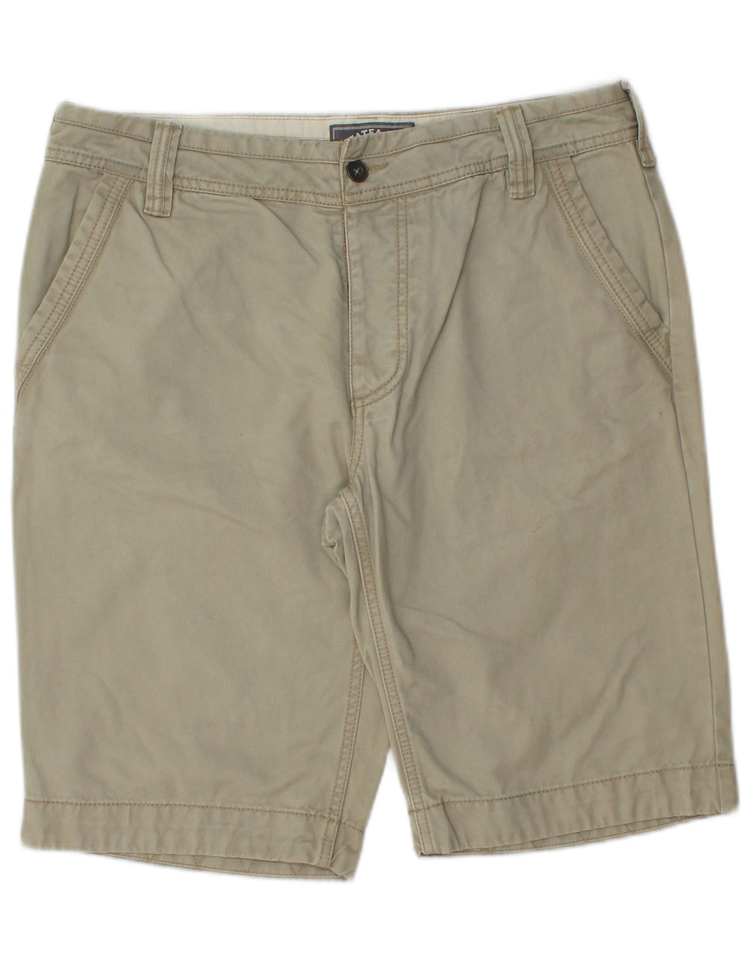 Fat Face Short Chino Homme W32 Coton Kaki Moyen
