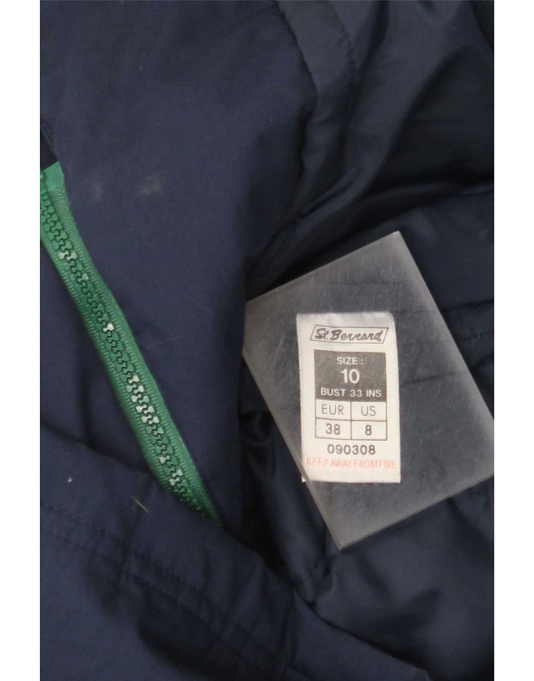 St. Bernard Manteau imperméable surdimensionné pour femme UK 10 Small Bleu marine Polyester
