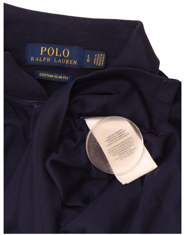 POLO RALPH LAUREN Polo Slim Fit personnalisé pour hommes en coton bleu marine grand