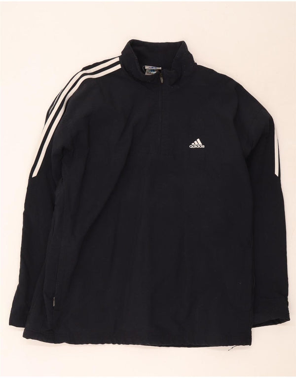 Adidas Haut de survêtement pour homme UK 44/46 Large Bleu marine Polyester