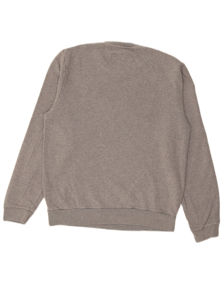 JACK WILLS Sweat-shirt graphique pour homme en coton gris Taille L