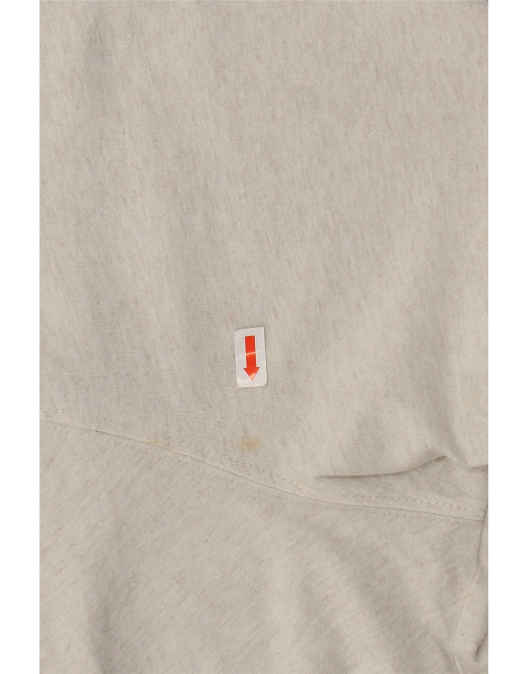 CREW CLOTHING T-Shirt Homme Haut Large Blanc Moucheté
