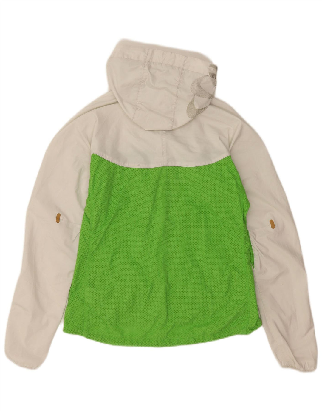 Nike Veste de survêtement à capuche pour femme UK 14 Medium Blanc Colourblock