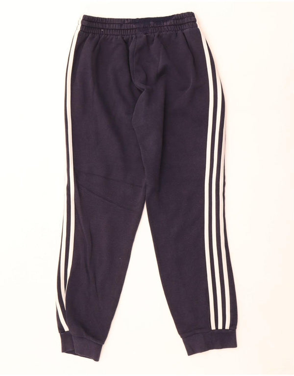 Adidas Pantalon de survêtement pour homme en coton bleu marine Taille S