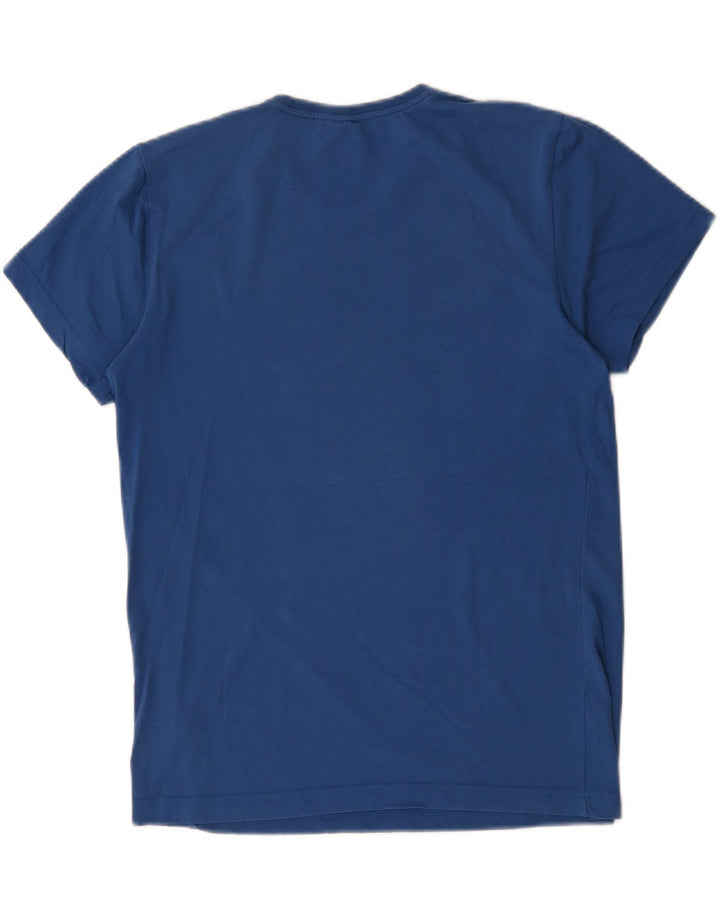 Adidas T-shirt graphique pour homme en coton bleu petit