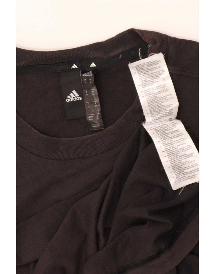 Adidas T-Shirt Homme Haut Noir Moyen Coton