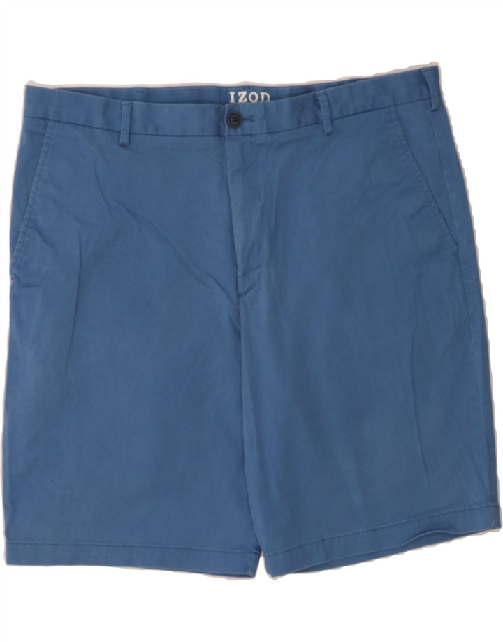 IZOD Mens Chino Shorts W38 XL Blue Cotton Vintage Izod and Second-Hand Izod from Messina Hembry 