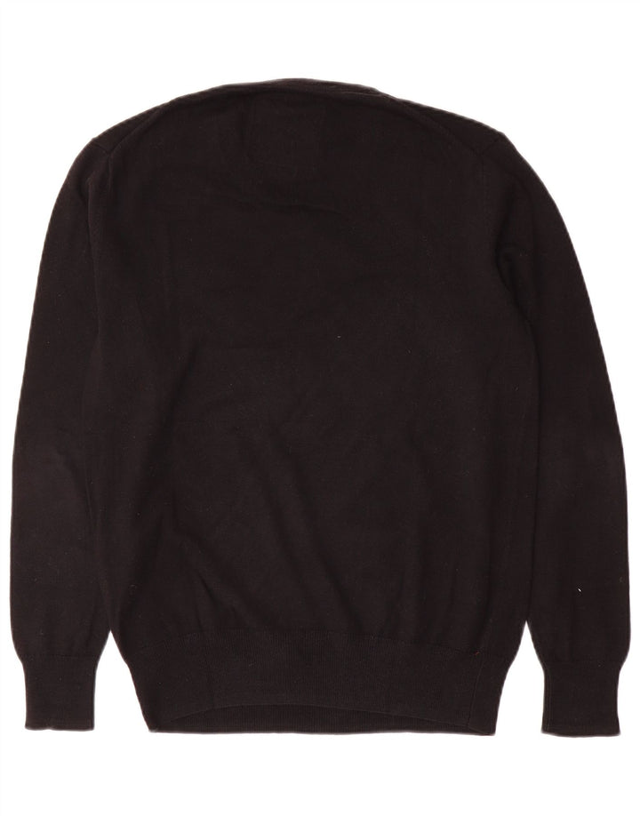 Superdry Pull Col V Homme Noir Moyen Coton