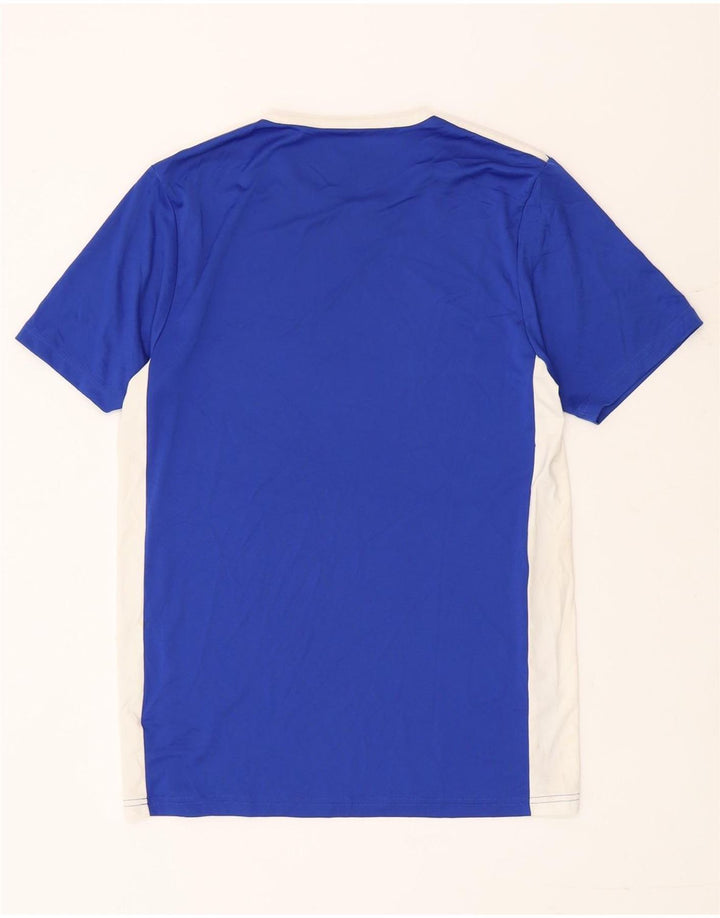 Adidas Hommes Aeroready T-Shirt Haut Petit Bleu Colorblock Polyester