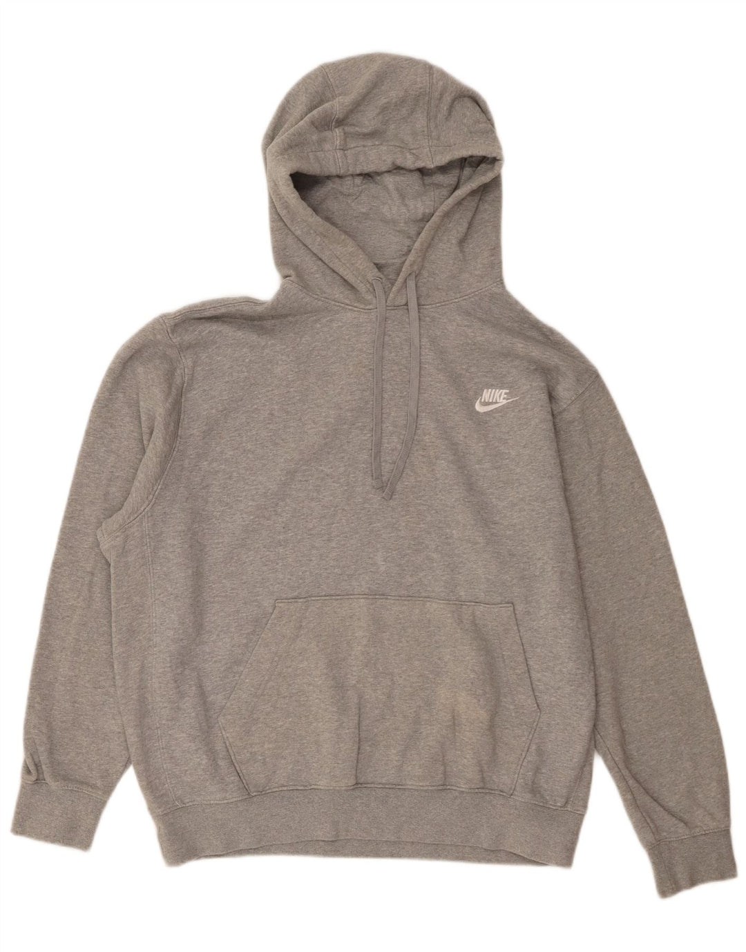 Nike Pull à capuche pour homme en coton gris Taille L