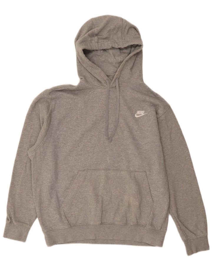 Nike Pull à capuche pour homme en coton gris Taille L
