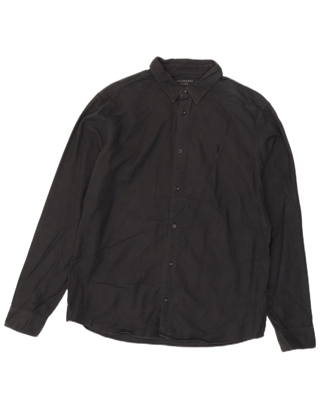 ALL SAINTS Chemise Homme XL Noir Coton