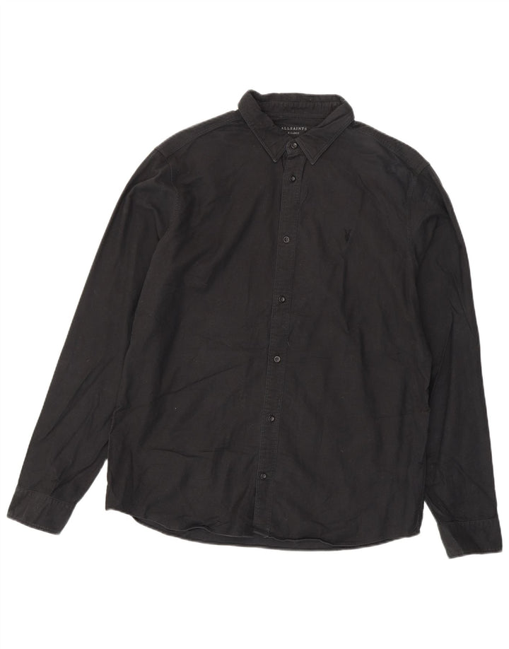 ALL SAINTS Chemise Homme XL Noir Coton