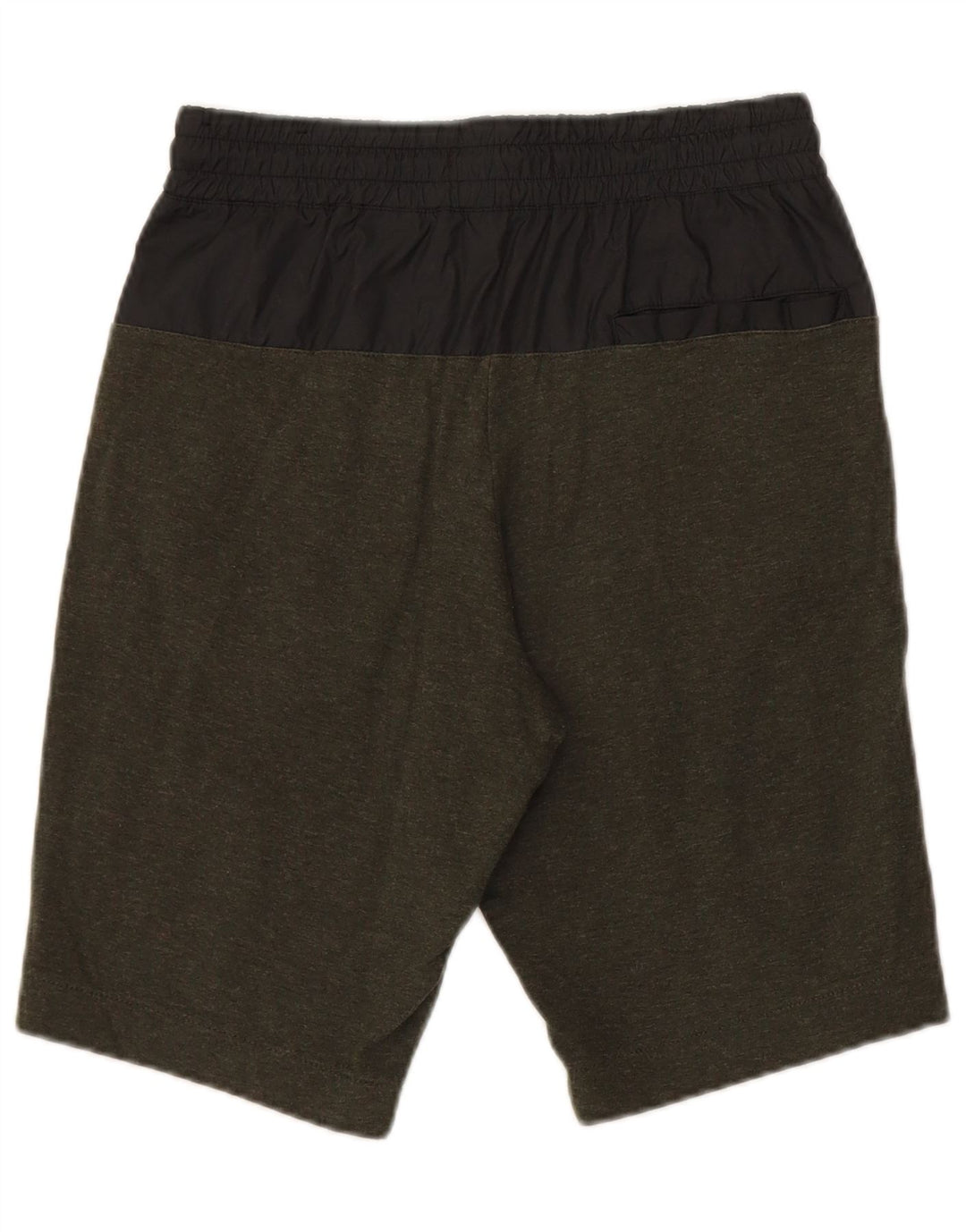 NIKE Mens Sport Shorts Small  Khaki Colourblock Cotton