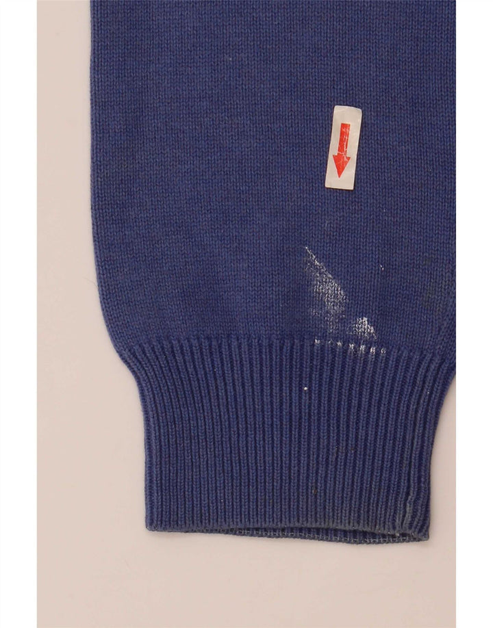 Gant Pull Col Ras Du Cou Homme Bleu Moyen Coton