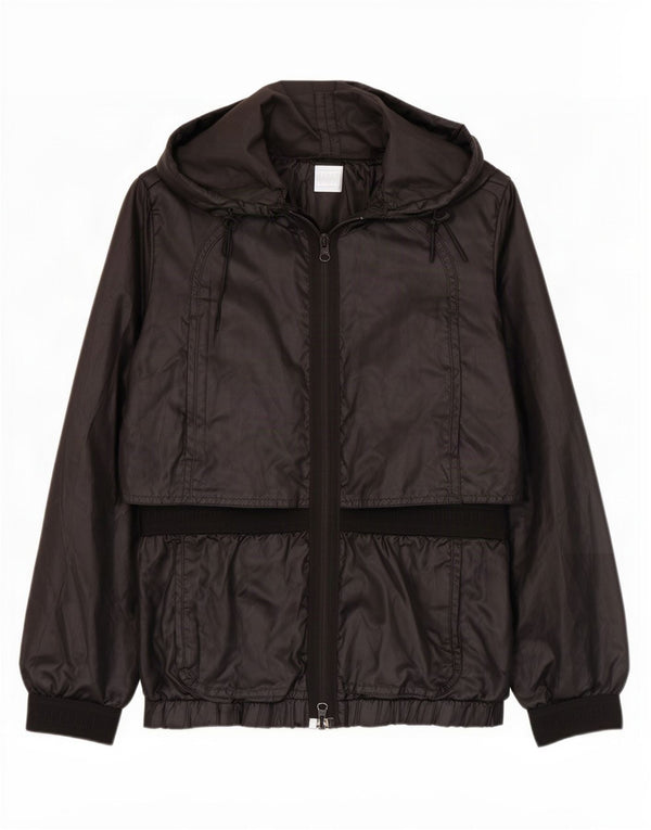Adidas Veste de pluie à capuche pour femme EU 34 Petit Noir