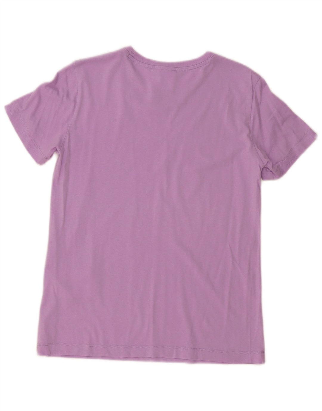 CHAMPION T-Shirt Femme Top UK 10 Petit Violet Coton
