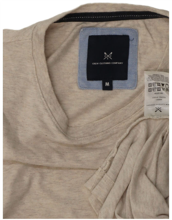 Crew Clothing T-Shirt Homme Gris Moyen Moucheté Coton