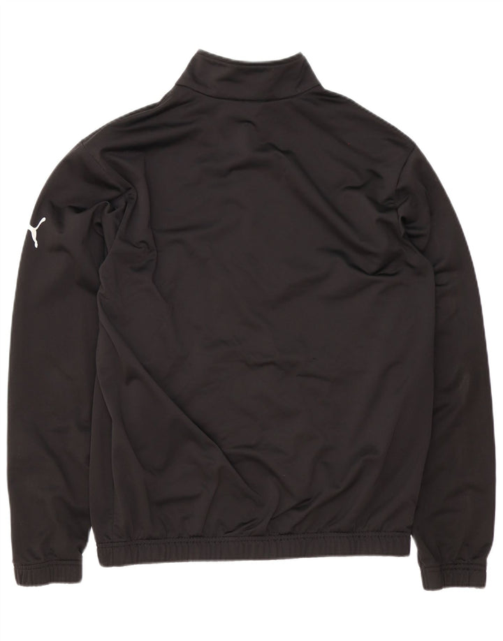 Puma Veste de Survêtement Homme Noir Moyen Polyester Colorblock