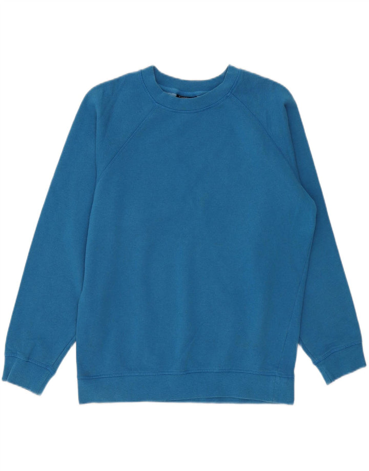 TOPSHOP Womens Sweatshirt Jumper UK 10 Small  Blue Cotton Vintage Topshop and Second-Hand Topshop from Messina Hembry 