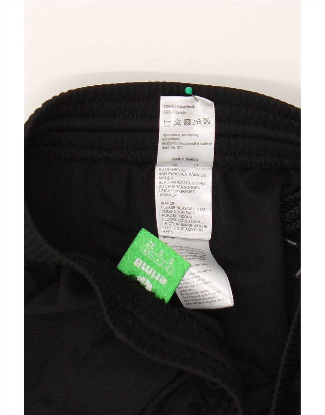 Erima Short de sport homme noir moyen polyester
