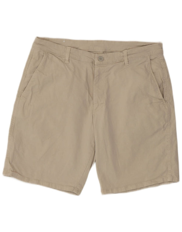 Zara Short Chino Homme EU 44 Large W34 Coton Beige