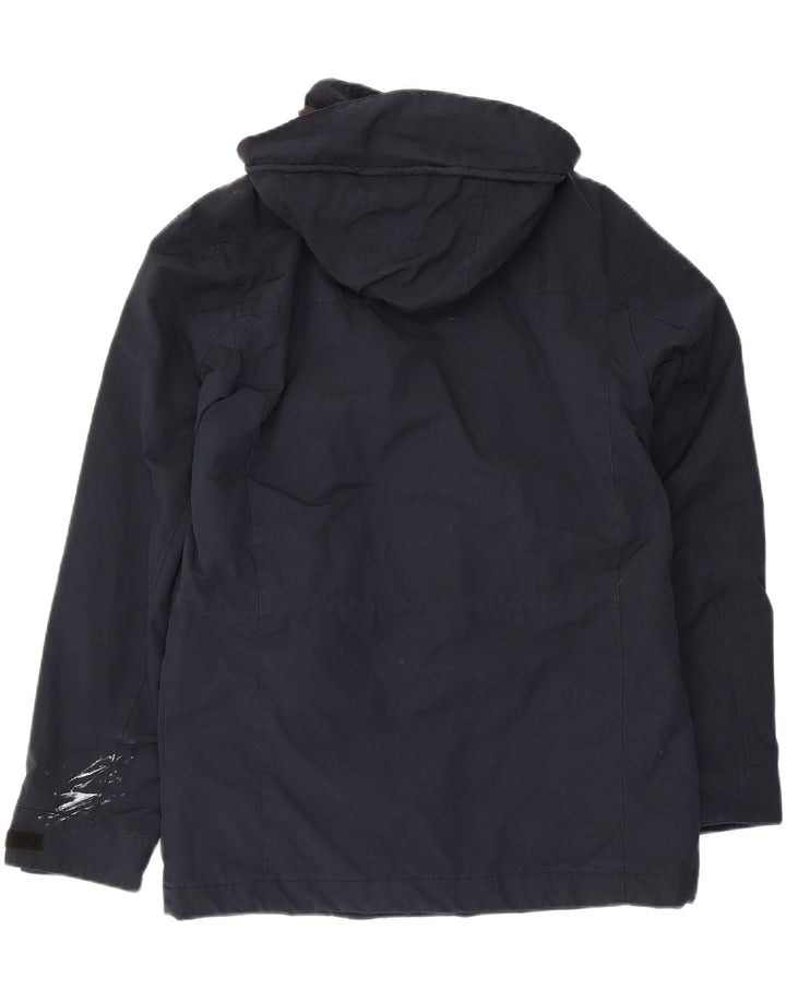 MARKS & SPENCER Parka à capuche pour homme UK 36 Small Bleu marine