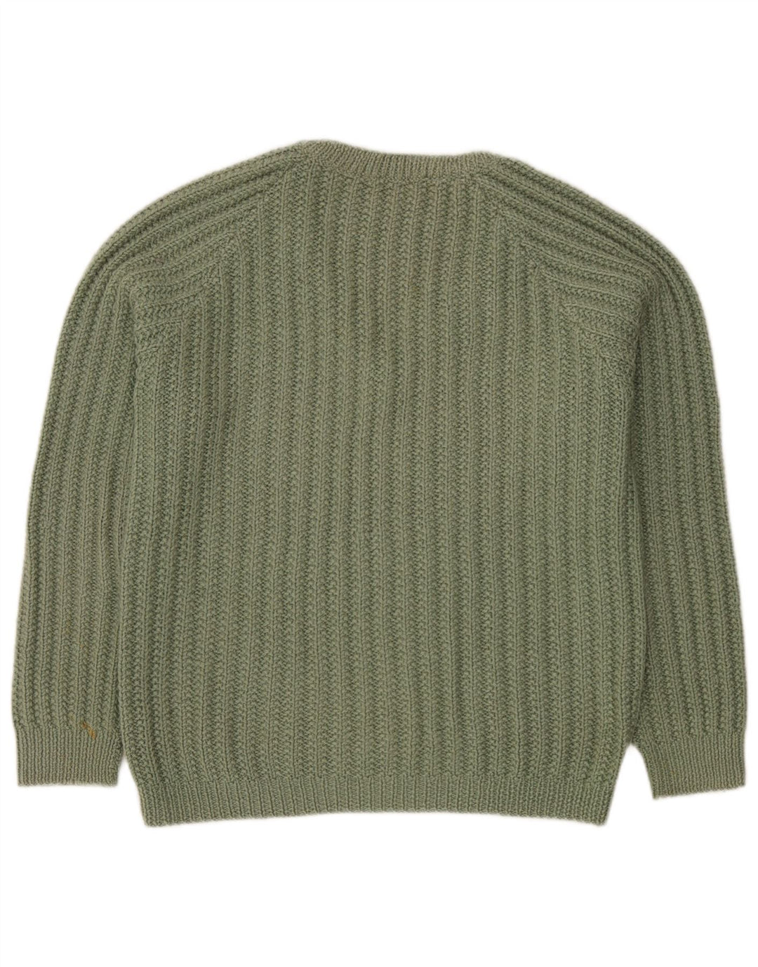 vintage Homme Col V Pull Pull XL Vert