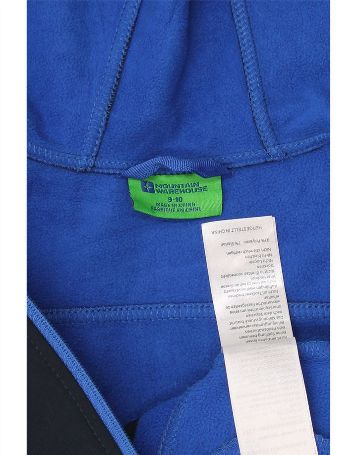 Mountain Warehouse Veste Coupe-Vent Garçon 9-10 Ans Bleu Marine Polyester