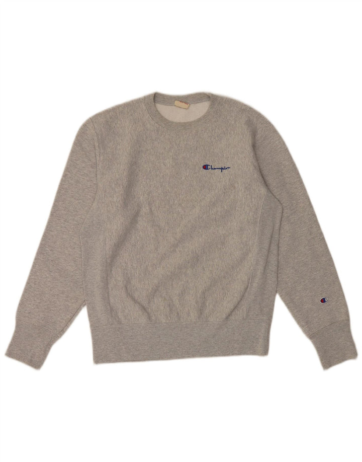 Champion Sweat-Shirt Homme Gris Moyen Coton