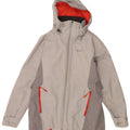 JACK WOLFSKIN Veste coupe-vent pour femme UK 14/16 Large Gris Colorblock