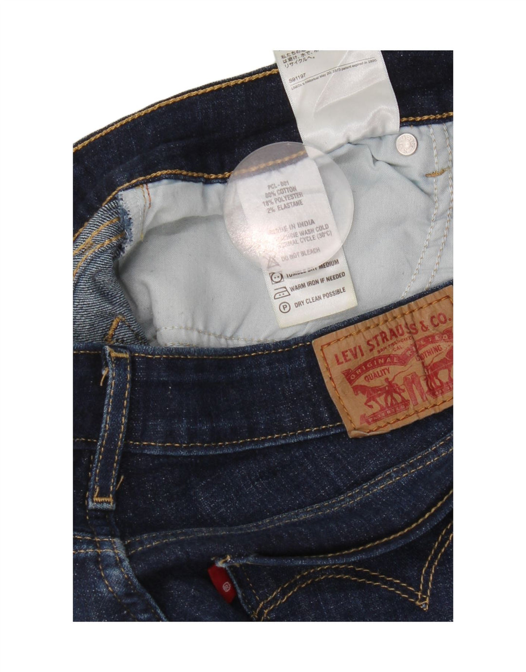 Levi's Jean Bootcut Femme W28 L30 Bleu Coton