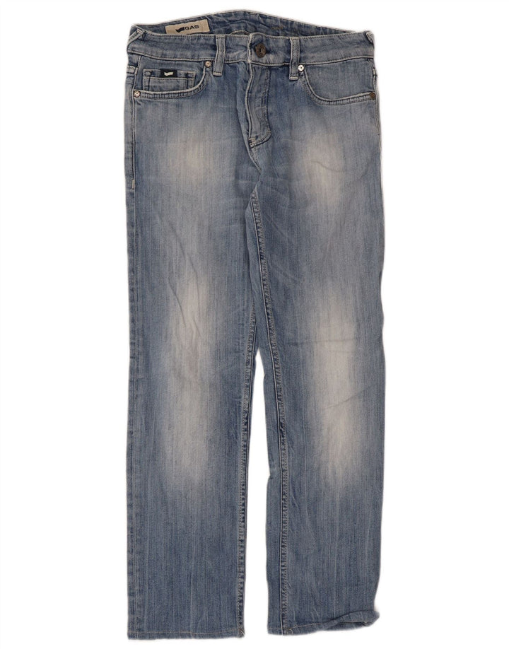 Gas Jean droit femme W29 L34 bleu coton