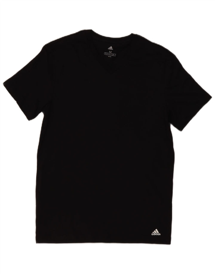 ADIDAS T-Shirt Homme Haut Noir Moyen Coton