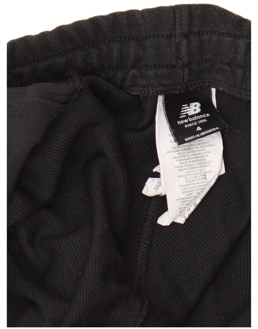 New Balance Short de Sport Homme XL Coton Noir