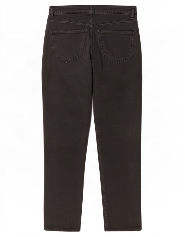 Fat Face Pantalon décontracté taille haute fuselé pour femme UK 8 Small W27 L27 Gris