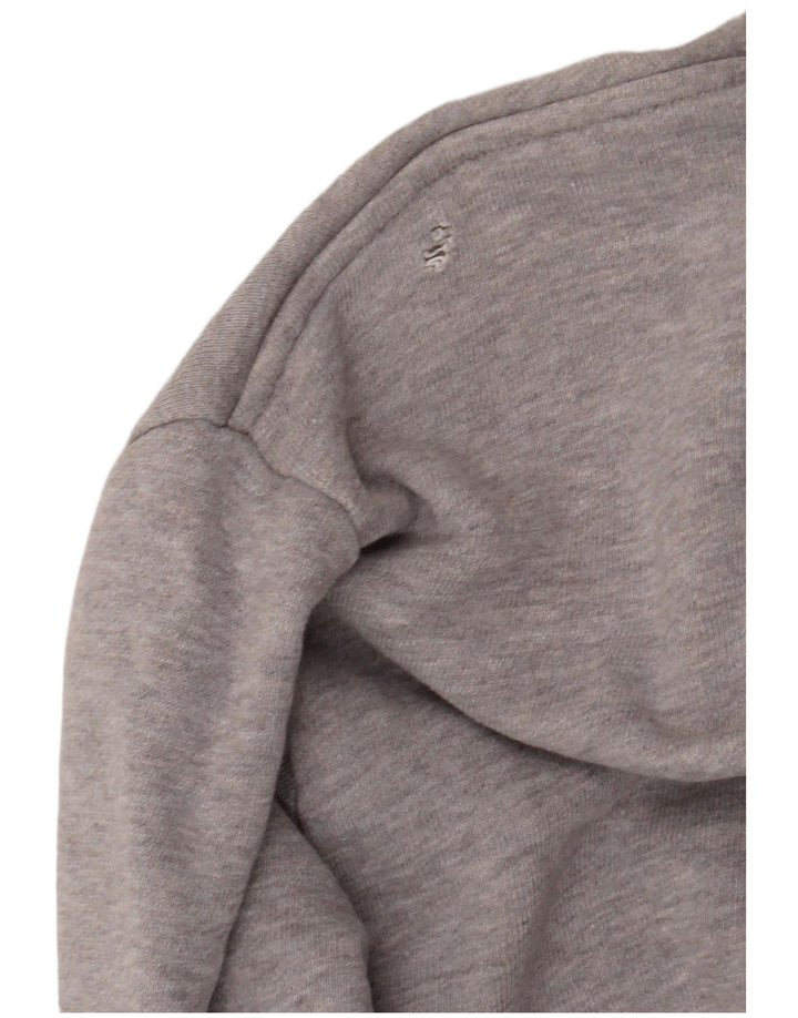 Adidas Pull à capuche graphique pour homme en coton gris moyen