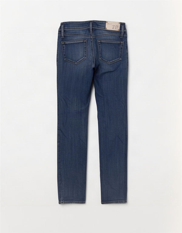 Jean Slim Taille Basse Femme Diesel Matic W25 L32 Bleu Coton