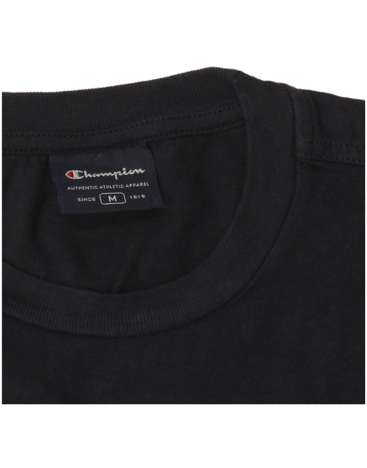 Champion T-shirt graphique pour femme UK 14 Bleu marine moyen