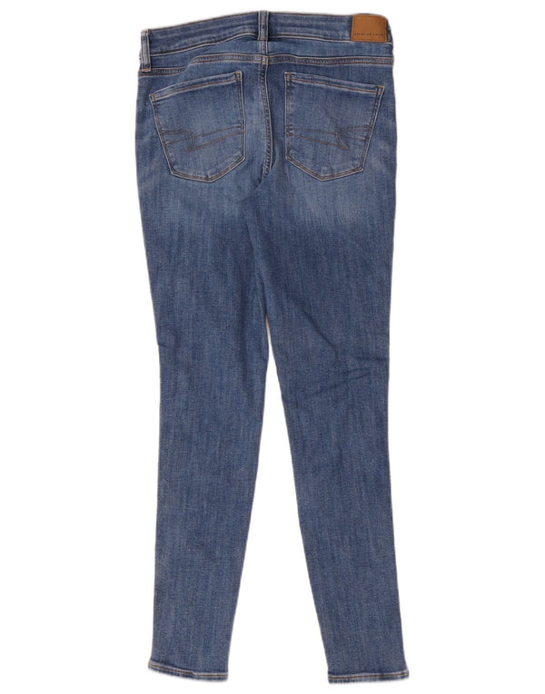 American Eagle Jean skinny pour femme US 6 Medium W30 L28 Bleu Coton