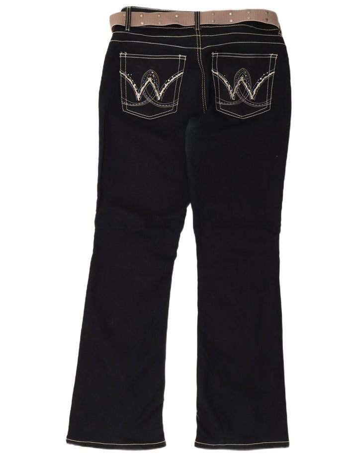 Wrangler Jean Bootcut Femme W32 L31 Bleu Marine Coton
