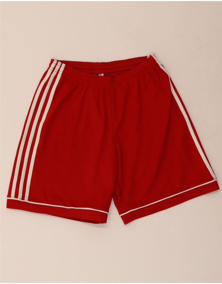 Adidas Short de sport Aeroready pour homme, coupe décontractée, petit, rouge, polyester