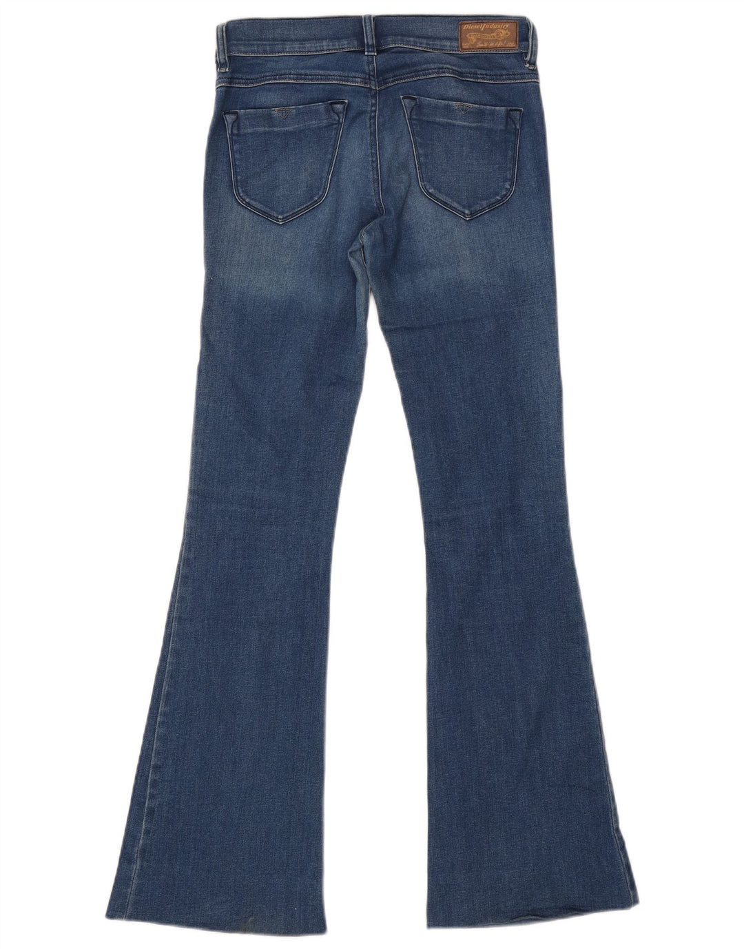 DIESEL Femme Livier-flare Taille Basse Super Slim Jean Évasé W27 L32 Bleu